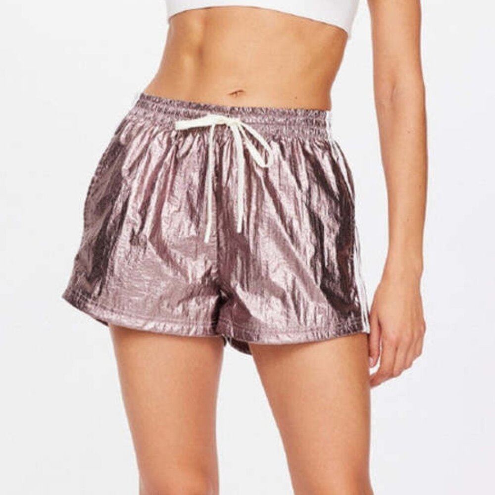 The Upside BILLIE RUN SHORT, gunmetal metallic, size XS NWT